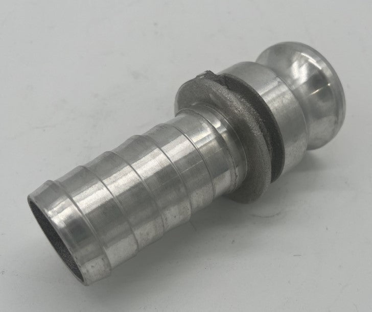 1-1/2" Cam & Groove Type E Adapter x Hose Shank