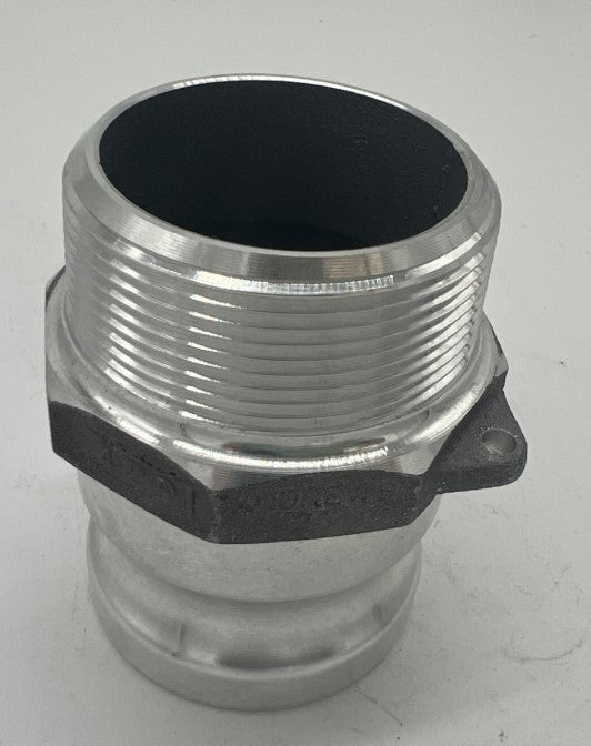 2" Aluminum Male NPT x Male Adapter Part F